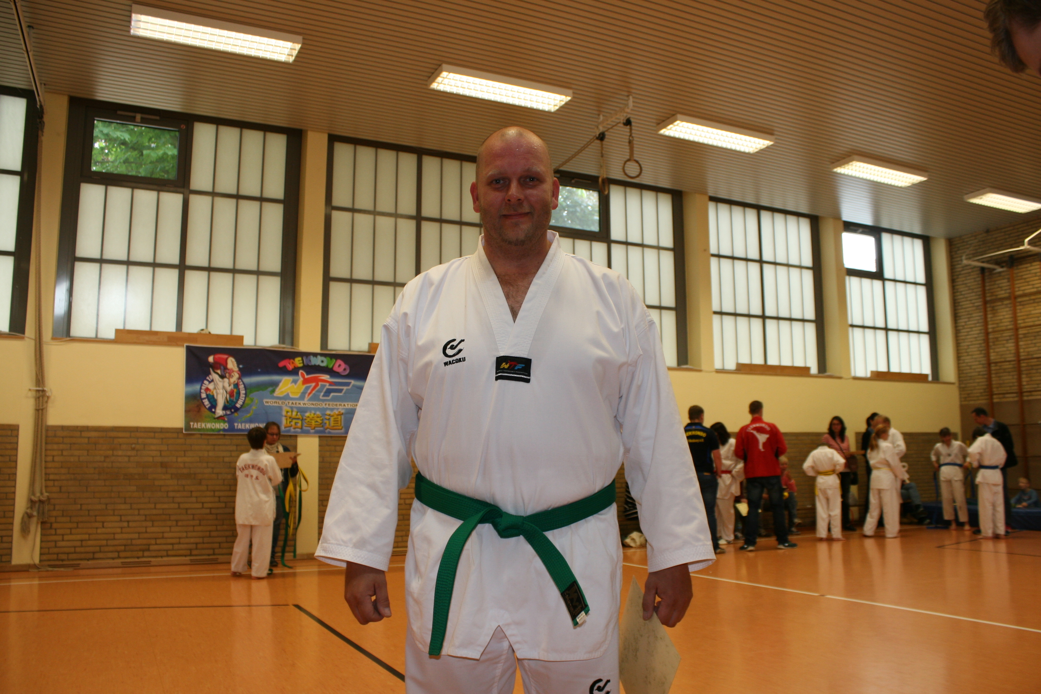 und für Taekwondo habe ich mich auch begeistern können...